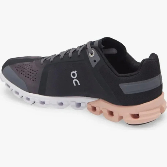 On Women's Cloudflow Running Shoe in Rock/Rose. Sz: 9.5 - Picture 3 of 11